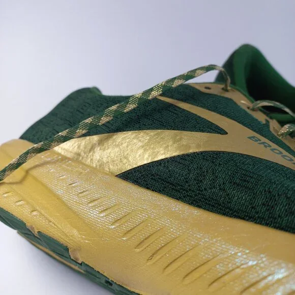 Brooks running walking shoes mens 11.5 Green and gold size 11,5 for men lucky - Picture 7 of 10
